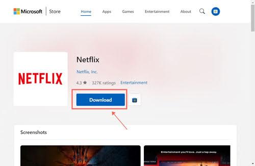 install netflix app